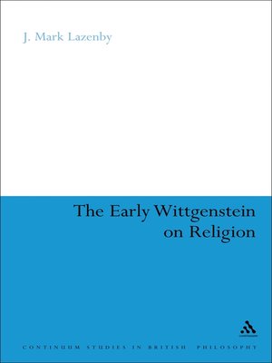 cover image of The Early Wittgenstein on Religion